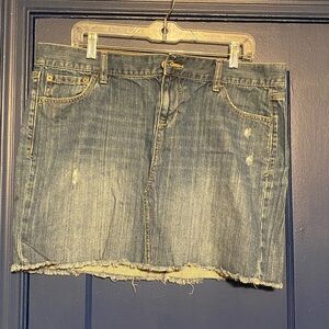 Old Navy Mini Skirt with Distressed Details